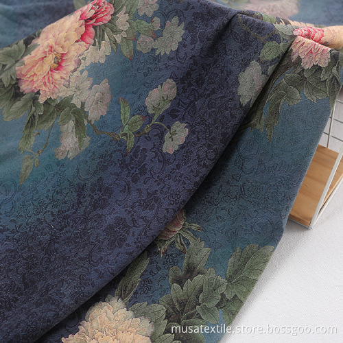 Beach Style 100% Viscose Printed Rayon Challis Fabric